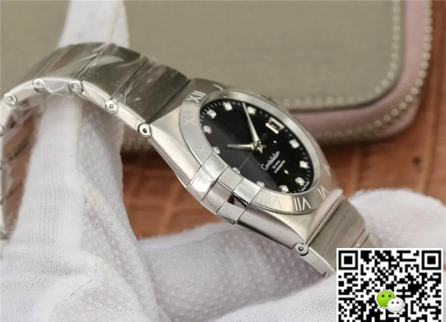 Omega Constellation 123.10.38.21.51.001 VS Factory 1:1 Best Edition Replica Watch Diamond-set Dial